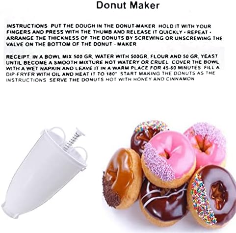 wjq&linyuzi Plastic Donut Maker Waffle Molds Kitchen Accessory Bakeware Doughnut Maker Cake Mold Biscuit Cookies Diy Baking Tool...