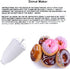 wjq&linyuzi Plastic Donut Maker Waffle Molds Kitchen Accessory Bakeware Doughnut Maker Cake Mold Biscuit Cookies Diy Baking Tool...