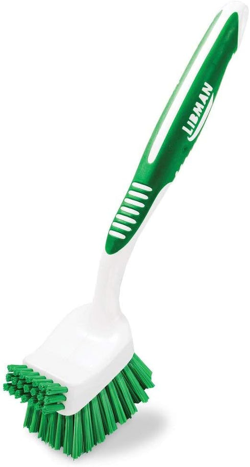 Libman All-Purpose Scrubbing Dish Wand Bundle with Big Job Kitchen Brush and Two Sponge Refills...
