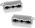 Shaving Barber Punk Razor Blade Cufflinks...