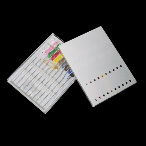 WHYHKJ 6 Boxes Mini Pre Threaded Needle Kit Handy Home and Travel Quick Fix Sewing Kit Each Box with 10 Pieces...