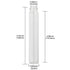 30ml Clear Glass Vials with Screw Caps and Plastic Stoppers, Small Liquid Sample Vial, Test Tubes, Leak-Proof Vial, 12PCS...