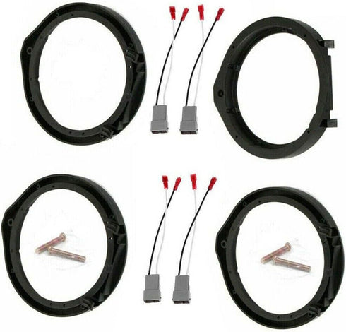 TEAMWILL 2 Pairs Car Speaker Adapter Board+Wiring Harness Connector for Honda-Civic 6.5"...