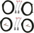 TEAMWILL 2 Pairs Car Speaker Adapter Board+Wiring Harness Connector for Honda-Civic 6.5"...