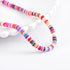 Fstrend Boho Heishi Surfer Choker Necklace Colorful Beads Vinyl Disc Lightweight Necklaces Summer Beach Puka Jewelry for Women and Girls...