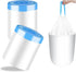 4 Gallon Drawstring Trash Bag, Small 15 Liter Garbage Bags, 40 Count...