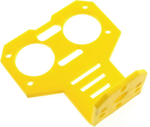 E-outstanding 2PCS Cartoon Ultrasonic Sensor Mounting Bracket Holder Ultrasonic Sensor Mounting Bracket Holder for Smart Car, Yellow...