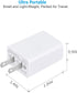 USB Wall Charger FOBSUNLAND ®. USB Wall Plug 5V 2A AC Power Adapter Compatible with iPhone,Pad,Samsung,Tablet,Kindle and More (White 2pack)...