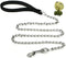 Metal Dog Leash 4FT/6FT Chew Proof Heavy Duty Dog Chain Leash for Medium Large Dogs, Comfortable Handle with Dog Waste Bag Holder, Improved Dog Sa...