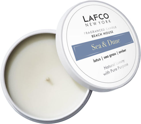 LAFCO New York Travel Candle, Sea & Dune - 4 oz - 20-Hour Burn Time - Made in The USA...