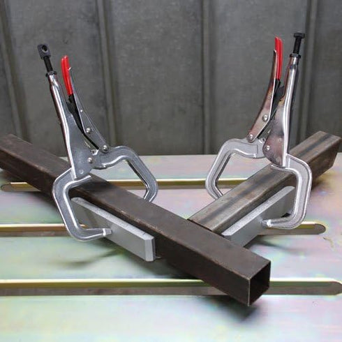 6" Locking C-Clamp, Swivel Pad, Max Clamping Capacity: 2? (50 mm), Throat Depth: 1-13/16? (46 mm), Vinyl Coated Quick Release Handle, PR6S, Strong...