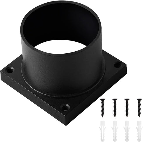 Pier Mount Adapter,Post Light Base for 3" Post Light Fixtures,Parts Kits Included, Matte Black...