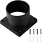 Pier Mount Adapter,Post Light Base for 3" Post Light Fixtures,Parts Kits Included, Matte Black...