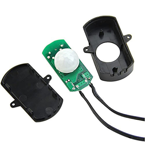 RGBZONE Automatic Mini 5A PIR Infrared Motion Sensor Detector Switch for LED Strip Light + Female Male DC Power Connector......