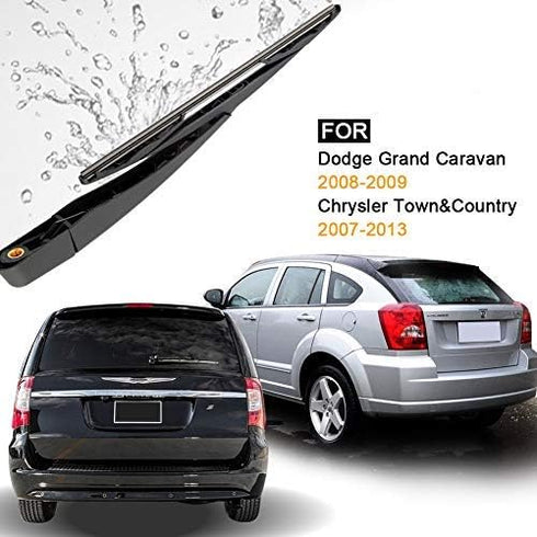 OEM Quality Replacement For 2008-2015 Dodge Grand Caravan 2008-2009 Chrysler Town and Country-Rear Windshield Back Wiper Arm blade Assembly...