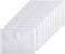 12 Pack Clear Die & Stamp Storage Bag Transparent Plastic Folders for Cutting Dies Stencil Embossing Crafts for DIY Scrapbooking Paper Card Craft ...