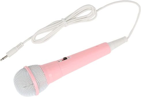 Zyyini Kids Wired Microphone, Wired Dynamic Microphone 3.5mm Jack Lightweight No Battery for Kids Singing Mechine Home Wired Microphone,Christams ...