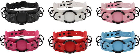 Gothic Leather Choker Necklace Punk Choker Collar Rings Nightclub Party Adjustable Necklaces Chain for Women...
