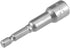 uxcell 1/4" Quick-Change Hex Shank 10mm Nut Setter Driver Drill Bit, 65mm Length, Metric No-magnetic...