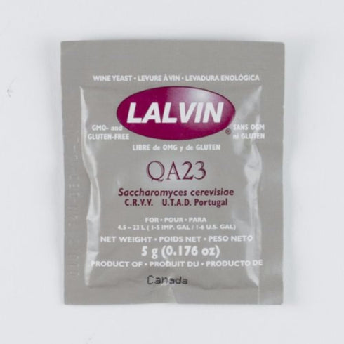 1 pack Lalvin QA23 White Wine Yeast...