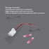6 Inch Blower Motor Connector Plug Wire Harness Pigtail Kit with Heat Shrinks Connectors Fits 2005-2016 Toyota Tacoma Replace 82998-12380 90980-10...