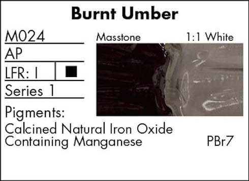 Grumbacher Max Water Miscible Oil Paint, 37ml/1.25 oz, Burnt Umber...