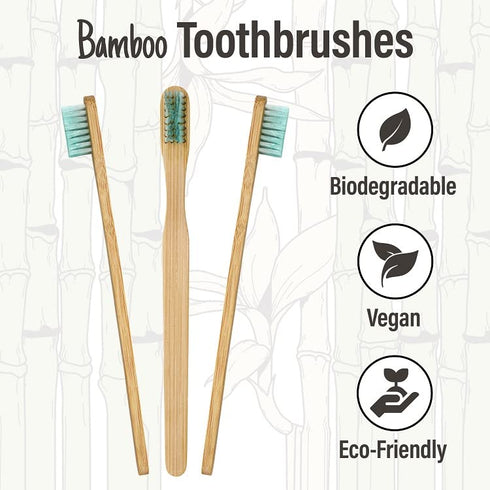 36 Prepasted Toothbrushes Bamboo,individually Wrapped Biodegradable Vegan Eco Friendly,Soft Bristles Refreshing Mint Flavors,Great in Home and Fit...