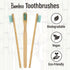 36 Prepasted Toothbrushes Bamboo,individually Wrapped Biodegradable Vegan Eco Friendly,Soft Bristles Refreshing Mint Flavors,Great in Home and Fit...