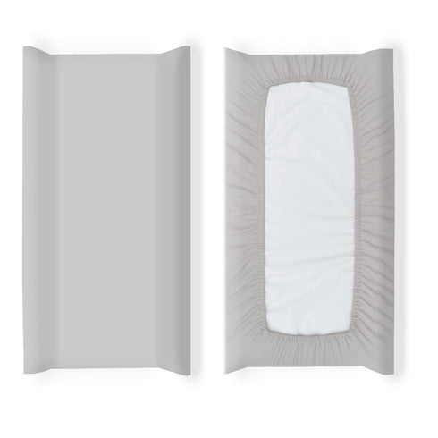 AMROSE 3 Pack Easy Care Changing Pad Covers, Ultra Soft Microfiber Diaper Change Table Sheets for Baby Boys and Girls, White & Gray & Navy...