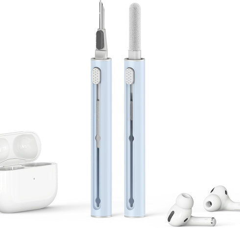 ?1 Pack? Cleaner Kit for AirPods Pro 1 2 3 Earbuds,Cleaning Kit Pen Shape with Soft Brush Flocking Sponge Tool for Bluetooth Earphones Headphones ...