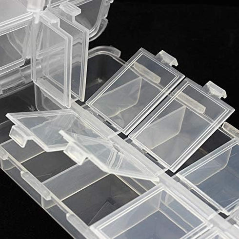 OriGlam Premium 20 Compartments Tackle Boxes, Tackle Utility Boxes, Plastic Box Storage Organizer Box Adjustable, Fishing Tackle Storage Box Organ...