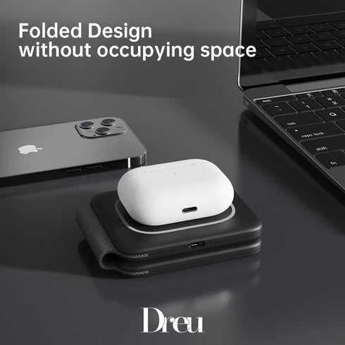 2-in-1 Wireless Charging Pad with Mag Safe - Compatible with iPhone 15/14/13/12 Pro Max, AirPods Pro, iWatch Ultra - Fast Charging Station for Qi ...