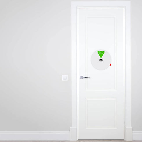 Office Privacy Sign,6 Inch Do Not Disturb,Come in Welcome,Out of Office,in a Meeting,Back Soon,Working Remotely Sign, Privacy Door Sign for Home O...