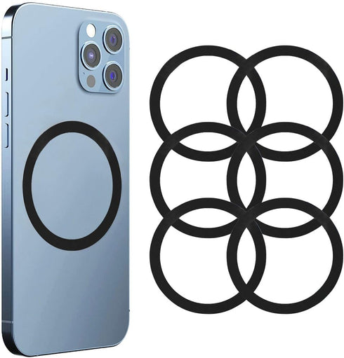 Mag Safe Ring 360 6Pack,Mag Safe Sticker for Mag Safe Magnet,Universal Magnetic Conversion Kit for iPhone 14/13/12/11/X Series, Galaxy S23/S22/S21...