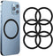 Mag Safe Ring 360 6Pack,Mag Safe Sticker for Mag Safe Magnet,Universal Magnetic Conversion Kit for iPhone 14/13/12/11/X Series, Galaxy S23/S22/S21...