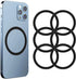 Mag Safe Ring 360 6Pack,Mag Safe Sticker for Mag Safe Magnet,Universal Magnetic Conversion Kit for iPhone 14/13/12/11/X Series, Galaxy S23/S22/S21...