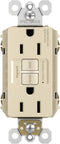 Legrand radiant 1597LACCD12 15 Amp GFCI Self Test Decorator Duplex Outlet, Light Almond (1 Count)......