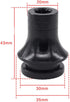 Pursuestar Black Aluminum Shift Knob Adapter Boot Retainer Holder for 5 6 Speed Manual Gear Shifter Lever 12X1.25...
