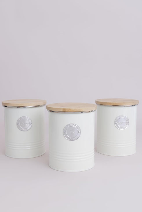 Typhoon Living Collection | 1-Quart Coffee Canister - Cream...