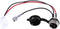 KAMIER 3 Wires Charger Port Replacement for Razor Crazy Cart XL DLX Shift Ground Force Drifter Go Cart Kart Dune Buggy E325 E300 E200 E175 E100 Ki...