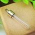 10 pieces tube shape Name on rice glass vial pendant screw cap bottle, rice art wish bottle charms (Round bottom tube)...