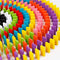 120pcs Wooden Dominos Blocks Set, Kids Game Educational Play Toy, Domino Racing Toy Game...