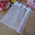 50PCS Drawstring Organza Folding Hand Fan Pouch Party Wedding Favor Bags (White)...