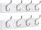 AMADA HOMEFURNISHING Coat Rack Wall Mount 2 Pack, Wall Hooks for Coats, Hats - White...