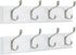 AMADA HOMEFURNISHING Coat Rack Wall Mount 2 Pack, Wall Hooks for Coats, Hats - White...