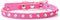 Rhinestone Dog Collar, Cute Dazzling Sparkling Elegant Fancy Suede Leather 1 Rows Bling Crystal Jeweled Small Pet Cat Dog Puppy Collar (S, Hot Pin...