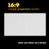 60-120 inch Movie Projection Screen, Projector Screen, Portable White Projector Curtain, Projection Screen 16:9, Portable and Foldable Without Tra...