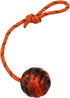 K9 Training Ball with Rope Exercise and Reward Toy for Dogs Indestructible Dog Toy Ball with Handle for Training Pull Throw Toy tug Toy Dogs Fetch...