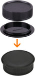 M39 Camera Body Cap & Rear Lens Cover Compatible for Leica L39 M39 Camera and 39mm Screw Mount Lens (2 Pack)...