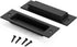 SMARTSTANDARD 2 Pack Flush Pull 6 1/2" Matte Black Inset Handle, Recessed Finger Pull for Sliding Barn Door, Closet, Pocket Door...